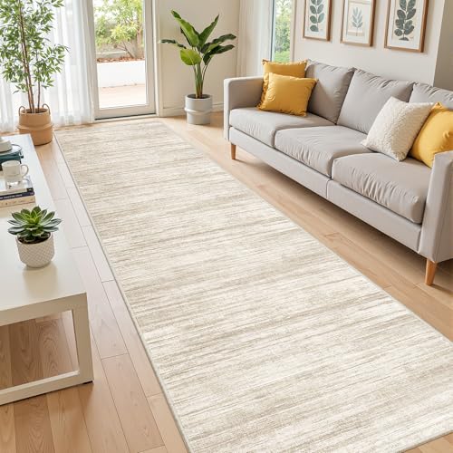 2x12 Runner Rug Non Slip (Brown/Beige / 2' x 12' (Runner))