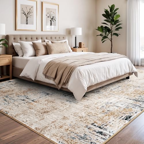 8x10 Area Rugs for Living Room (Brown Birch / 8' x 10' (Rectangular))