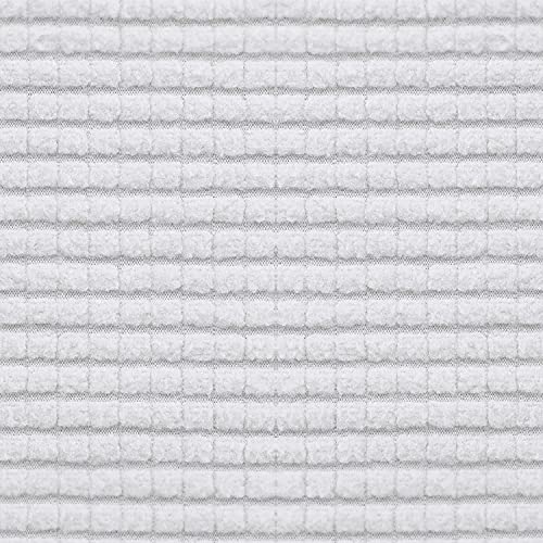 Stretch Oversized Loveseat Couch Covers Washable Snow White (Medium-XL Loveseat / Snow White)