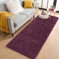 2x5 Machine Washable Runner Rugs for Hallway (2x5 Ft / Burgundy)