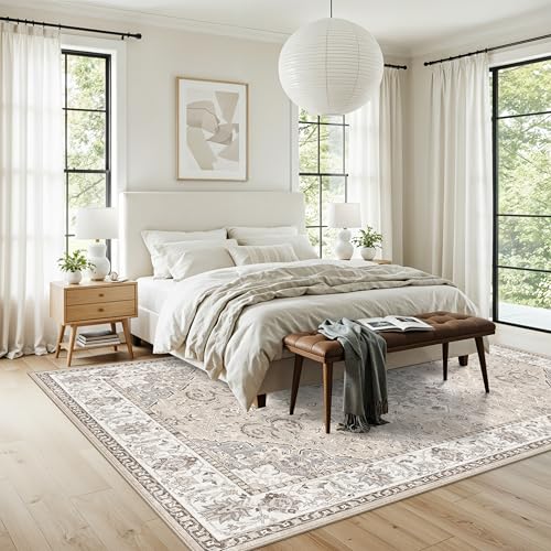 Living Room 6x9 Area Rugs (6' x 9' (Rectangular) / Beige)