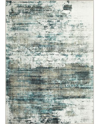 6x9 Area Rugs for Living Room (Teal Green/Multi Color / 6' x 9' (Rectangular))