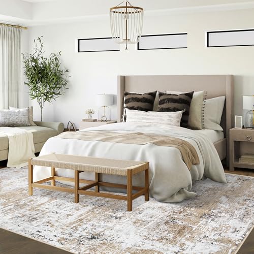 6x9 Area Rugs for Living Room (Beige / 6' x 9' (Rectangular))