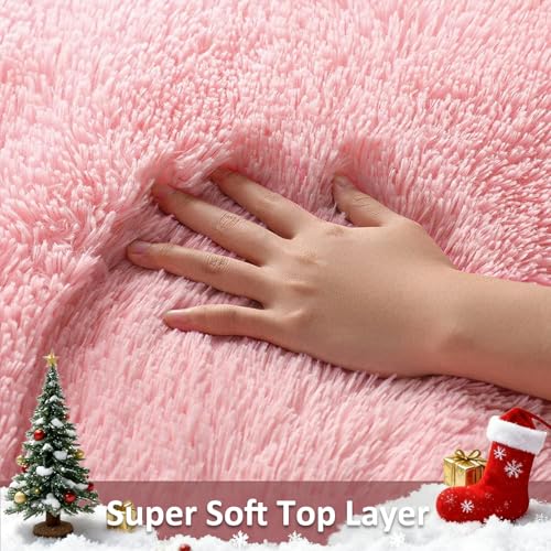 Pink Area Rugs for Bedroom Girls (5- Pink / 6' x 9' (Rectangular))