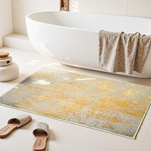 Entrance Rugs Indoor 2x3 Orange (Orange, Silver & Gray / 2' x 3' (Rectangular))