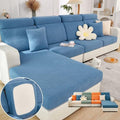 Soothing Home Sofa Covers (Blue / Large Double Seat Cover)