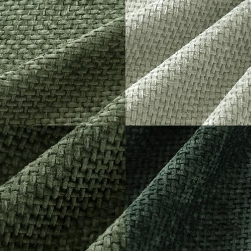 Soft Decorative Chenille Pillow Covers Forest Green 16x16 Pack of 4 (16" x 16" (Pack of 4) / Green)
