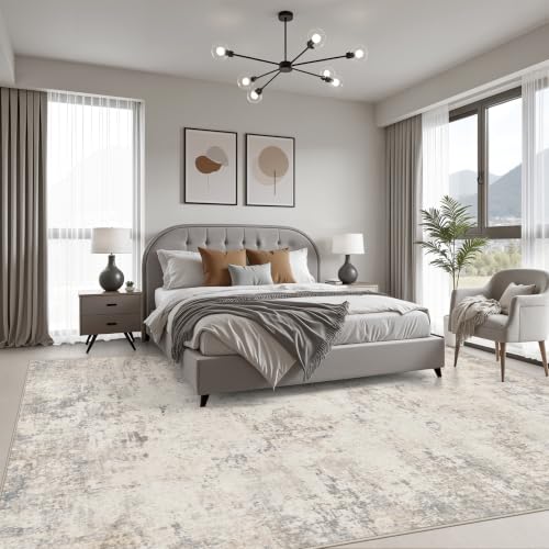 6x9 Area Rug Living Room (Grey Beige Brown / 6' x 9' (Rectangular))
