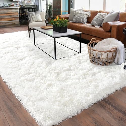 Rugs for Living Room 10x14 (10' x 14' (Rectangular) / Cream White)