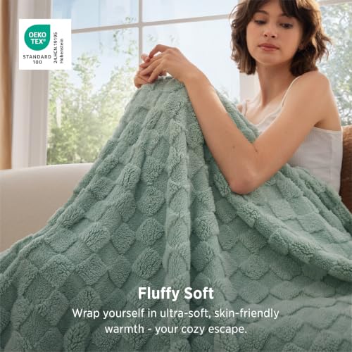 Twin XL Blanket for Bed (01 Sage Green / Twin XL (66" X 90"))