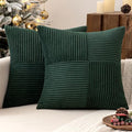 Army Green Decorative Throw Pillow Covers for Couch 16x16 Inch (16" x 16" (Pack of 2) / Army Green)