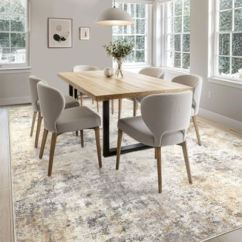 8x10 Area Rug Living Room Rugs (Golden Grey / 8' x 10' (Rectangular))