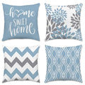 Throw Pillow Covers 16x16 (Blue Aqua / 16" x 16" (Pack of 4))