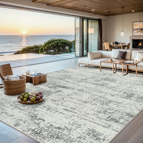 9x12 Area Rug Living Room (Grey / 9' x 12' (Rectangular))