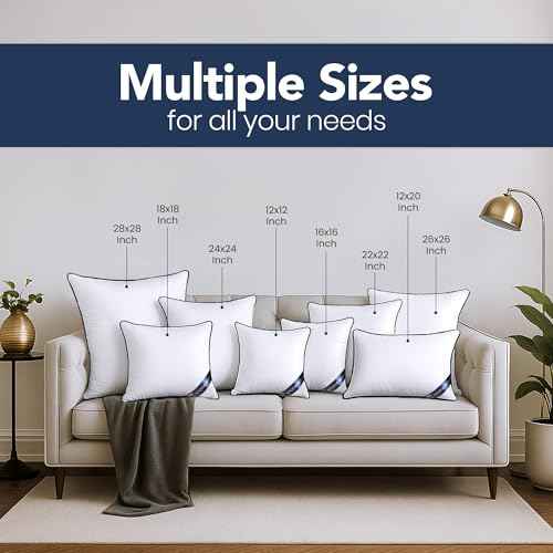 Premium Piping Throw Pillows 28x28 (28x28 Inch)