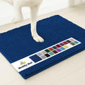 Super Water Absorbent Door Mat Indoor (Navy Blue / 48" x 60")
