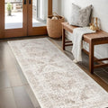 2x5 Washable Runner Rug (Ivory/Beige / 2x5)