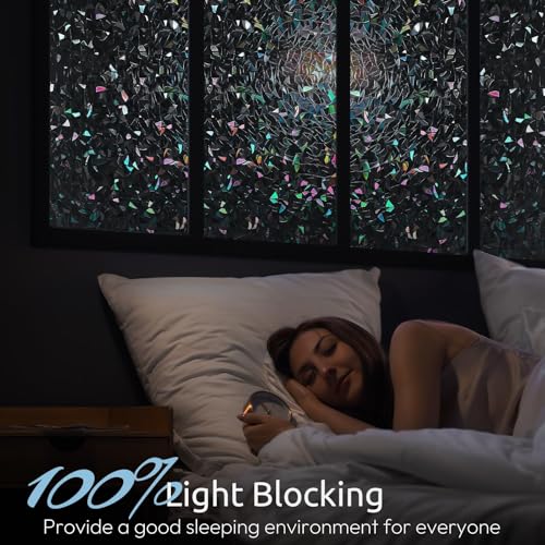 Rainbow Window Privacy Film (23.6" x 118.1" / Black)