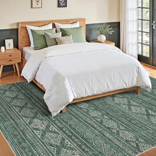 Area Rugs 9x12 Living Room (Dark Green / 9' X 12' (Rectangular))