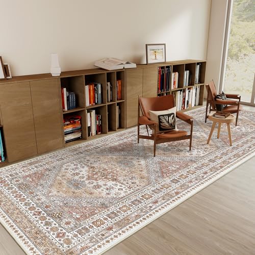 3x10 Runner Rug Non Slip Washable Hallway Runner (Orange / 3' x 10' (Runner))