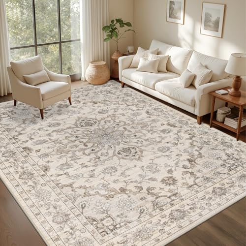 10x14 Area Rugs Living Room (Brown Beige / 10' x 14' (Rectangular))