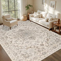 3x5 Area Rugs Living Room (Brown Beige / 3' x 5' (Rectangular))