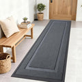 Front Door Mat Outside 71x23 (Charcoal Gray / 71" x 23")