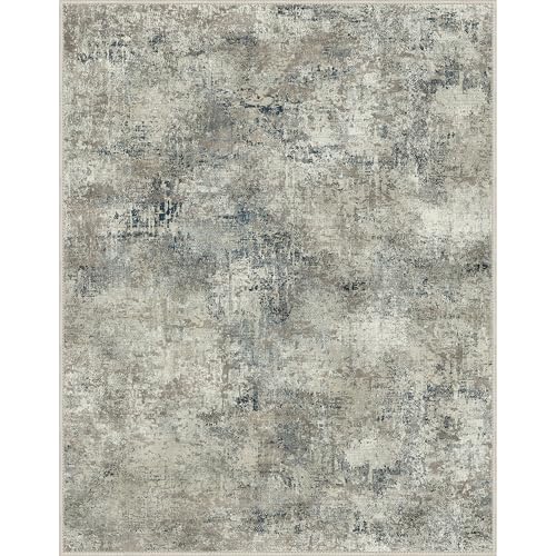 8x10 Area Rugs for Bedroom (Light Grey Blue / 8' x 10' (Rectangular))