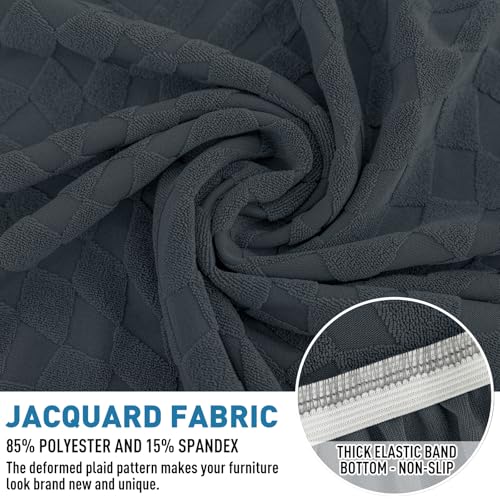2025 Stretch Cushion Cover for Sofa (3 Cushion Sofa / Dark Grey (New Arrived))
