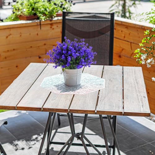 Fake Outdoor Flowers Artificial Purple Flowers Plants (Purple / 10 Pcs)
