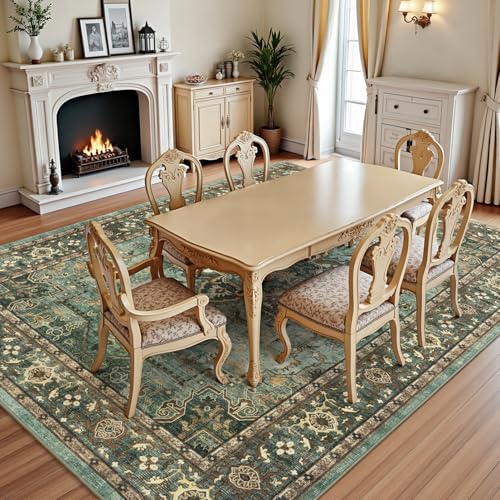 9x12 Green Area Rugs for Bedroom Living Room (Sunflower Green / 9' x 12' (Rectangular))