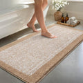 60x24 Long Bathroom Rugs Non Slip Washable (Beige / 2' x 5' (Rectangular))