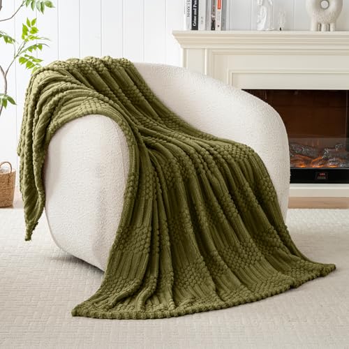 Green Throw Blanket (Green / Throw(50x60))