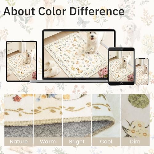 Dog 9x12 Area Rugs for Living Room (Dog/Beige / 9' x 12' (Rectangular))