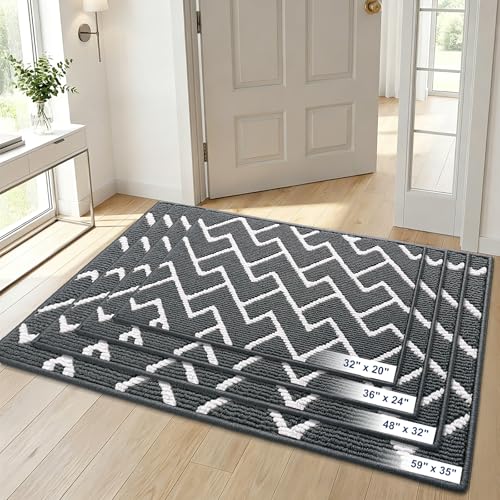 Front Door Mat 40x32 (Charcoal / 40" X 32")