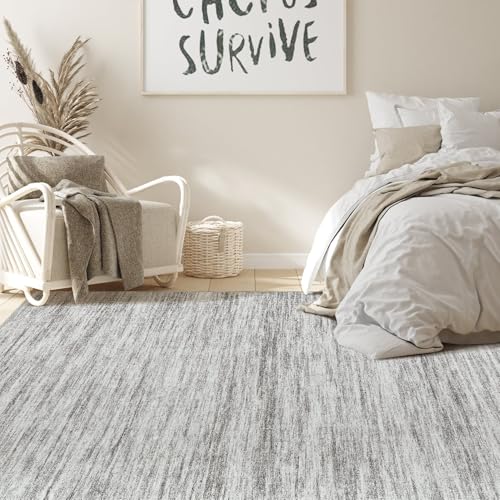 Boho 10x14 Area Rug Living Room Rugs Machine Washable Grey (A-grey / 10' x 14' (Rectangular))