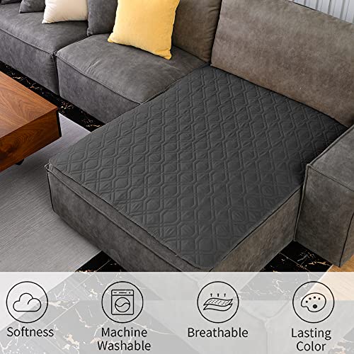 Waterproof Blanket Reversible Dog Bed Cover Pet Blanket for Furniture Bed Couch Sofa (40x50 Inch (Pack of 1) / Darkgrey)