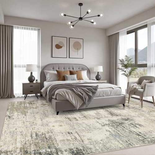 5x8 Area Rug Living Room (Ash Brown / 5' x 8' (Rectangular))