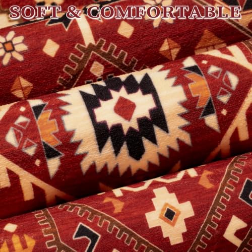2x3 Washable Non Slip Boho Small Area Rug for Entryway (Red Black/Multi / 2' x 3' (Rectangular))