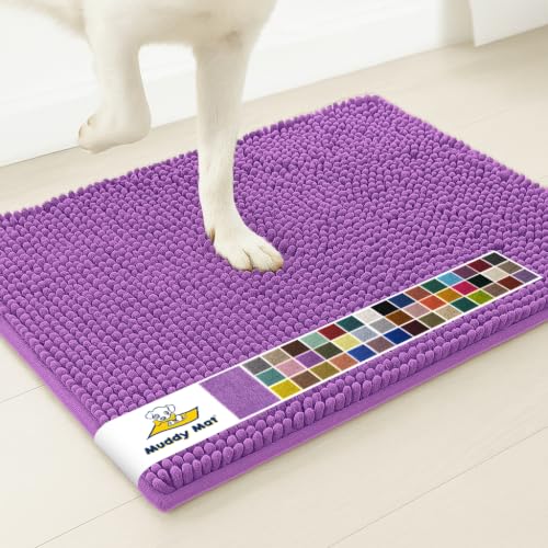 Super Water Absorbent Door Mat Indoor (Purple / 24" x 36")