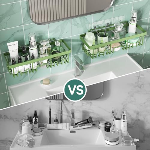 Rustproof & Waterproof Shower Caddy 6 (Green)