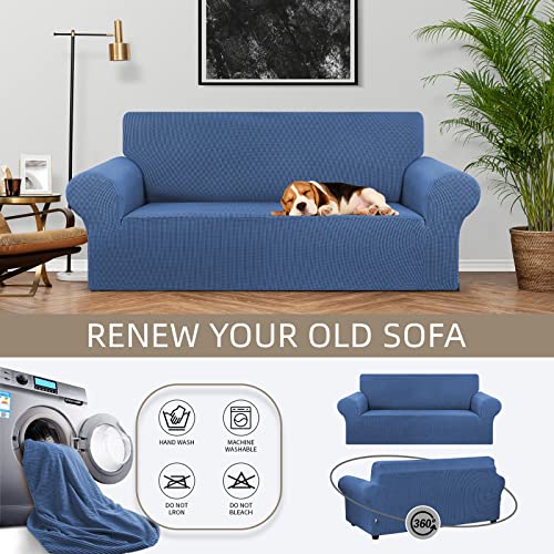 Stretch Loveseat Couch Cover (Riverside / Medium)