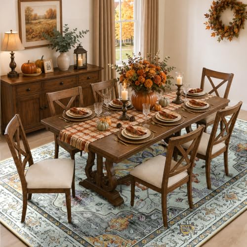 Washable Area Rug (Beige/Carbon Grey/Orange / 9' x 12' (Rectangular))