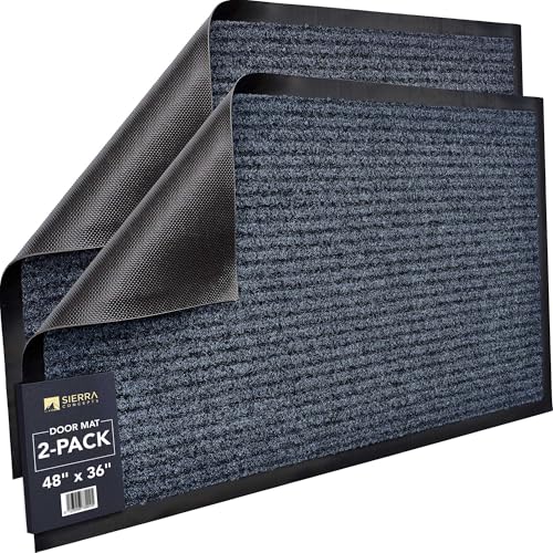 Front Door Mat (48" x 36" / Steel Gray)
