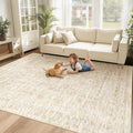6x9 Area Rugs for Living Room (Beige / 6' x 9' (Rectangular))