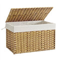 Woven Storage Basket with Lid (105 L / Natural)