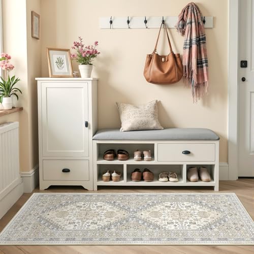 2x5 Rug Runner Non (Beige / 2' x 5' (Runner))