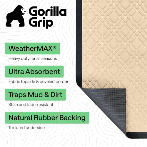 WeatherMAX Door Mat (Modern Latte / 47" x 35")