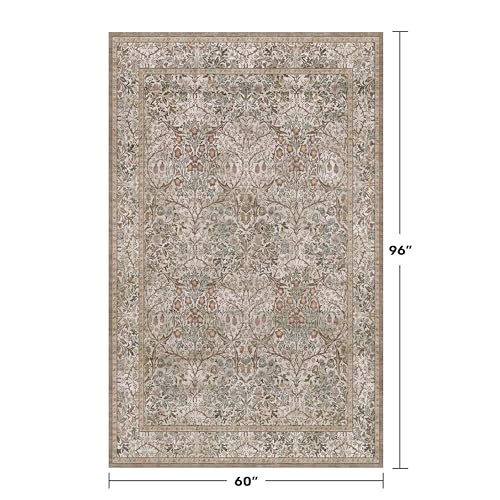 Dining Room Rugs for Under Table (Moss / 5' x 8' (Rectangular))