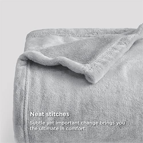 GentleSoft Fleece Blanket Twin XL (Light Grey / Twin XL (66" X 90"))